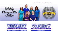 Desktop Screenshot of myvitalitychiropractic.com